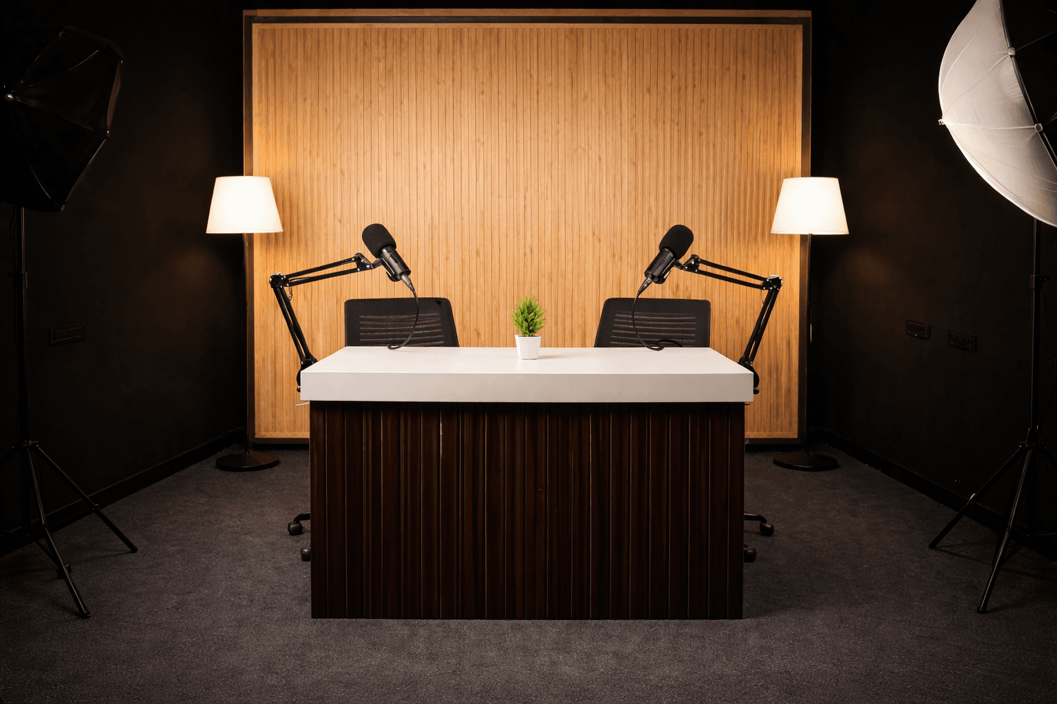 Dr Bomb podcast studio
